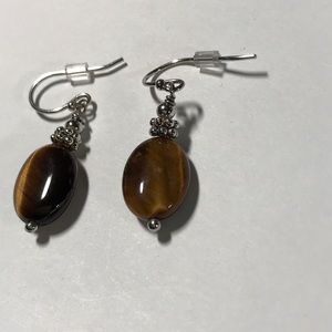Tiger’s eye earrings